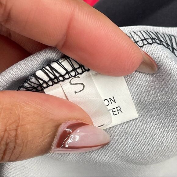 Women’s Colorblock Snap Front Lightweight 90s Letterman Varsity Jacket Small - Picture 8 of 12